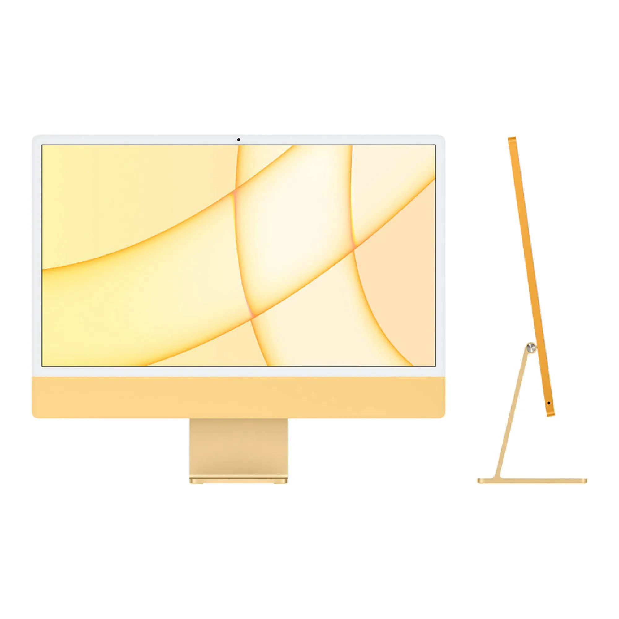 Apple iMac 24 Inch 2021, Apple M1 Chip 8 Core GPU, 8GB RAM, 512GB Storage, 4.5K Retina Display, Yellow - Image 3