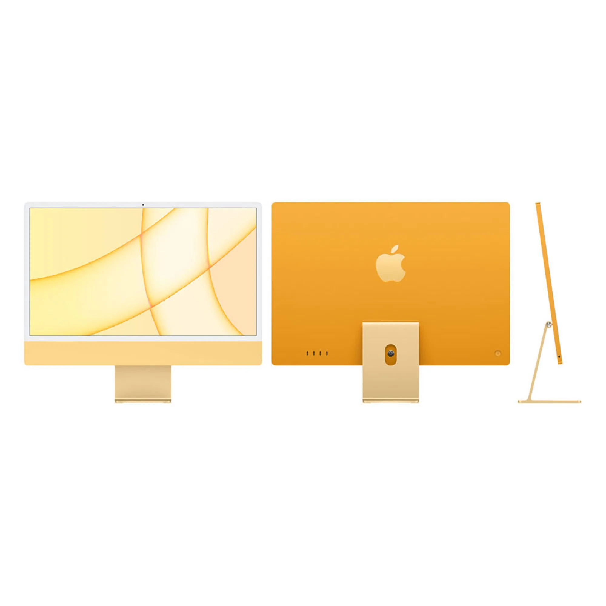 Apple iMac 24 Inch 2021, Apple M1 Chip 8 Core GPU, 8GB RAM, 512GB Storage, 4.5K Retina Display, Yellow - Image 4